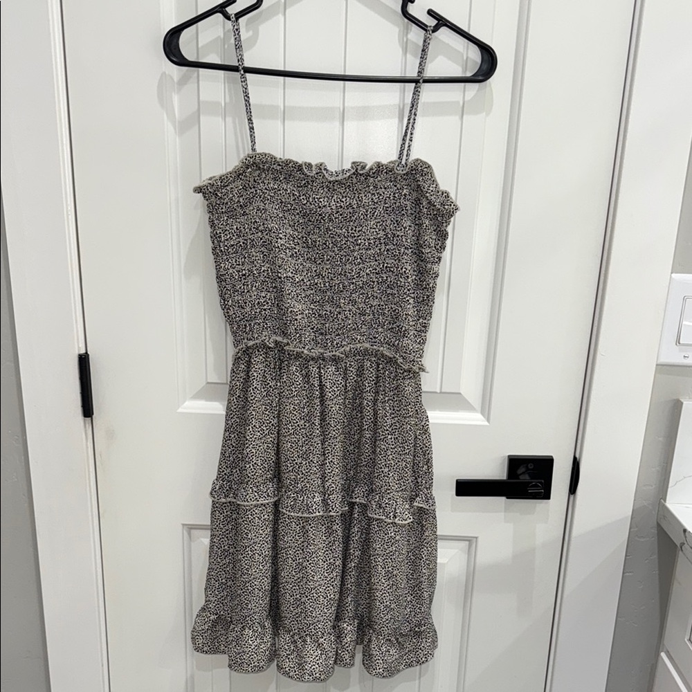 Elegant Black and White Women's Dress